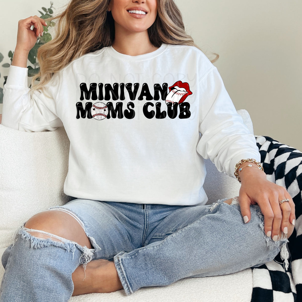 Minivan moms club (black font) 30298 DTF transfers – Mud &amp; Grace Transfers