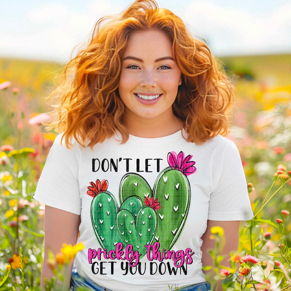 Don’t let prickly things get in your way cacti black font 32570 DTF transfer