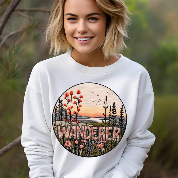 Wanderer embroidery (CITY) 24230 DTF transfer