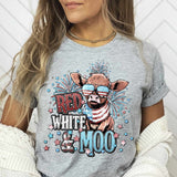Red white & moo 27680 DTF transfer