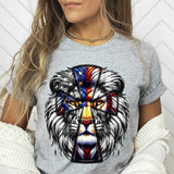 Patriotic lion 27677 DTF transfer