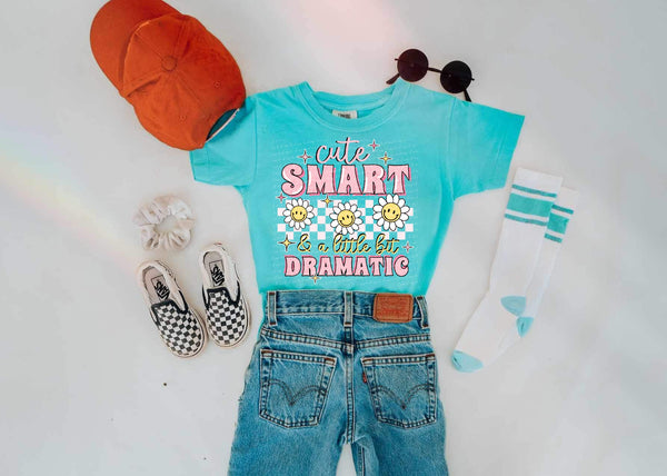 Cute smart and a little bit dramatic WHITE checkers 28194 DTF transfer