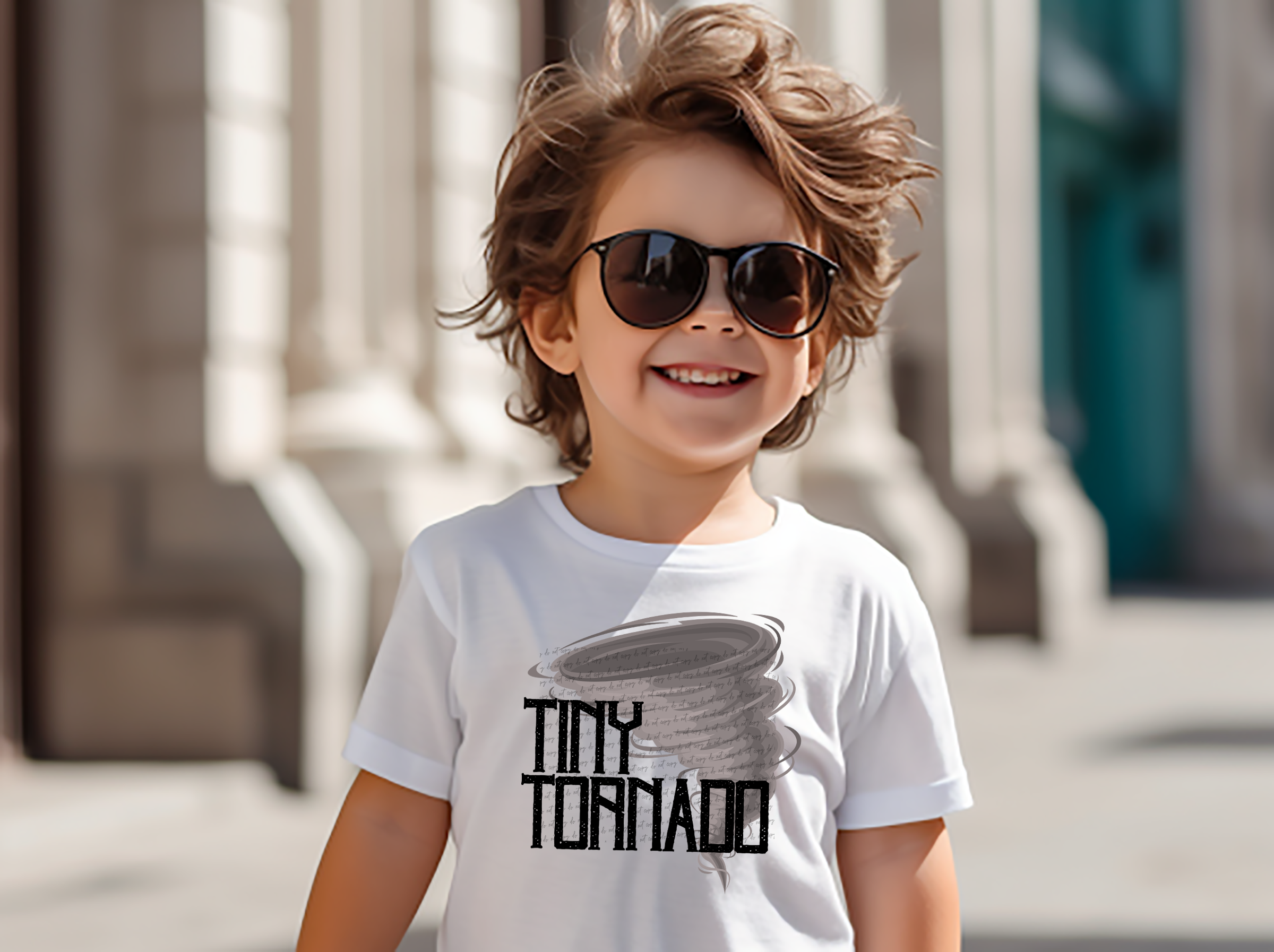 Tiny Tornado Adult Oversized Tee