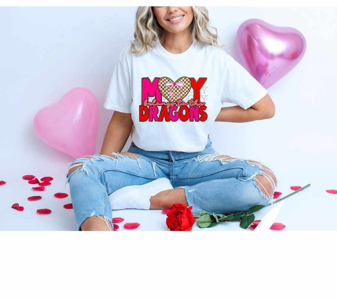 My heart belongs to the dragons (C’s) 79801 DTF transfer