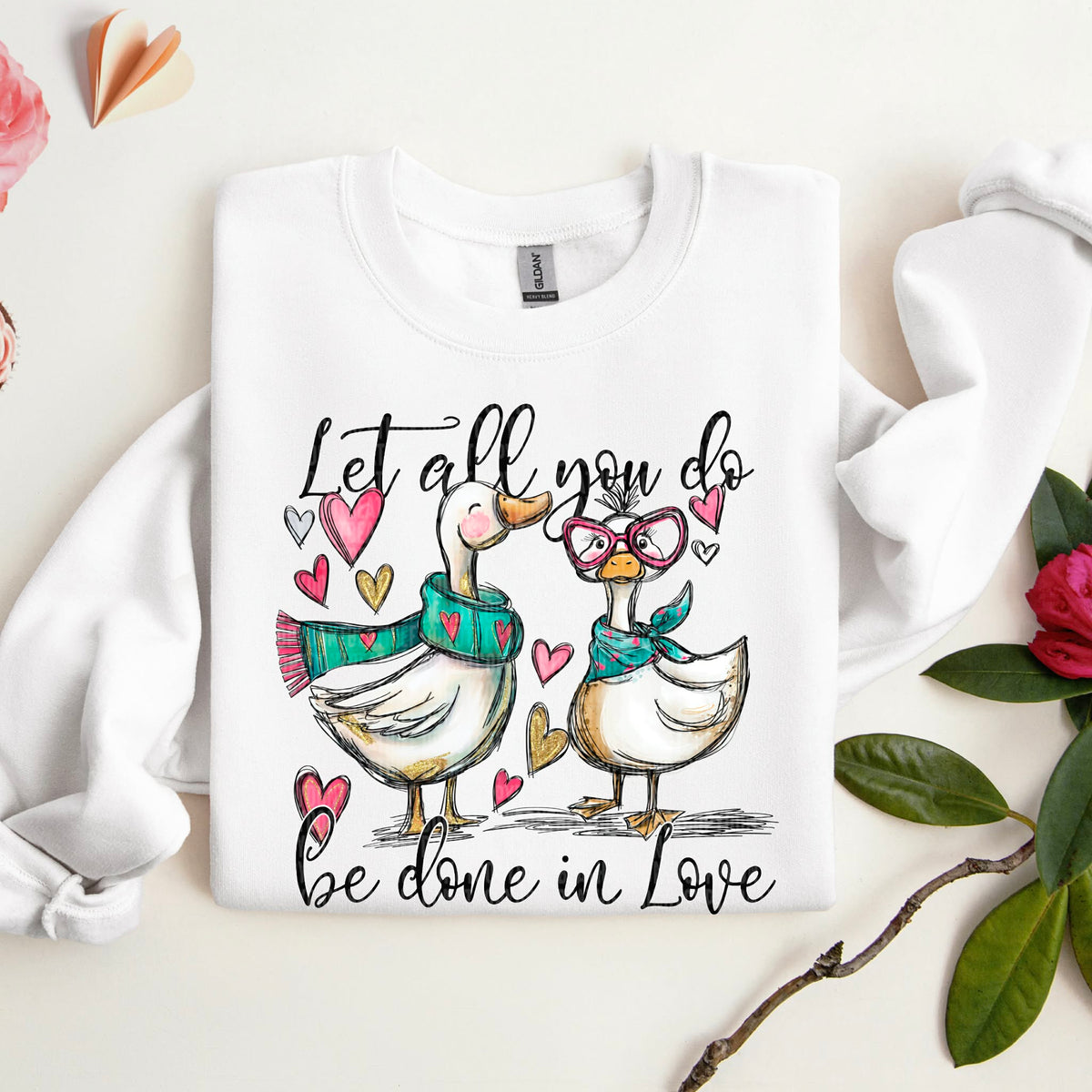 Let all you do be done in love (SDD) DTF transfer
