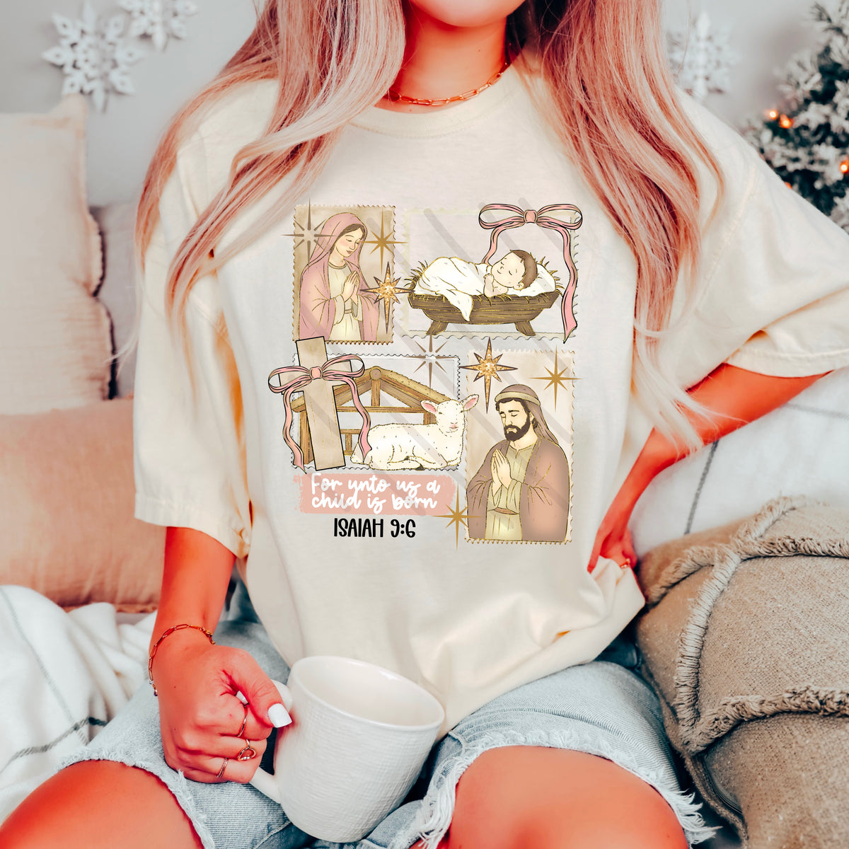 A child is born stamps exclusive DTF transfer