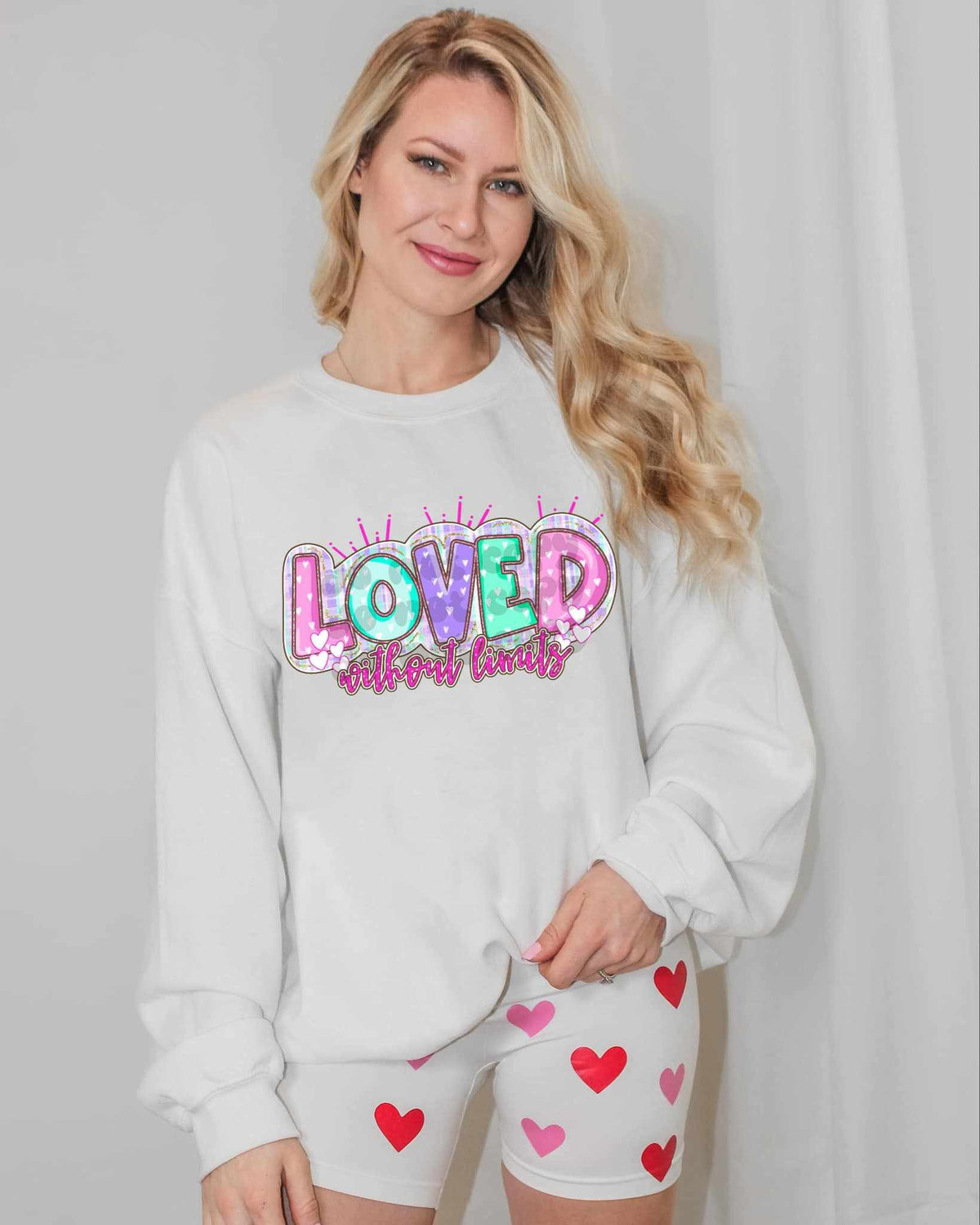 Loved without limits 70123 DTF transfer