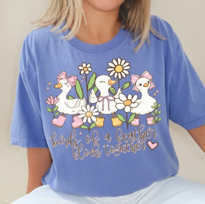 Birds of a feather (S&G) 96021 DTF transfer