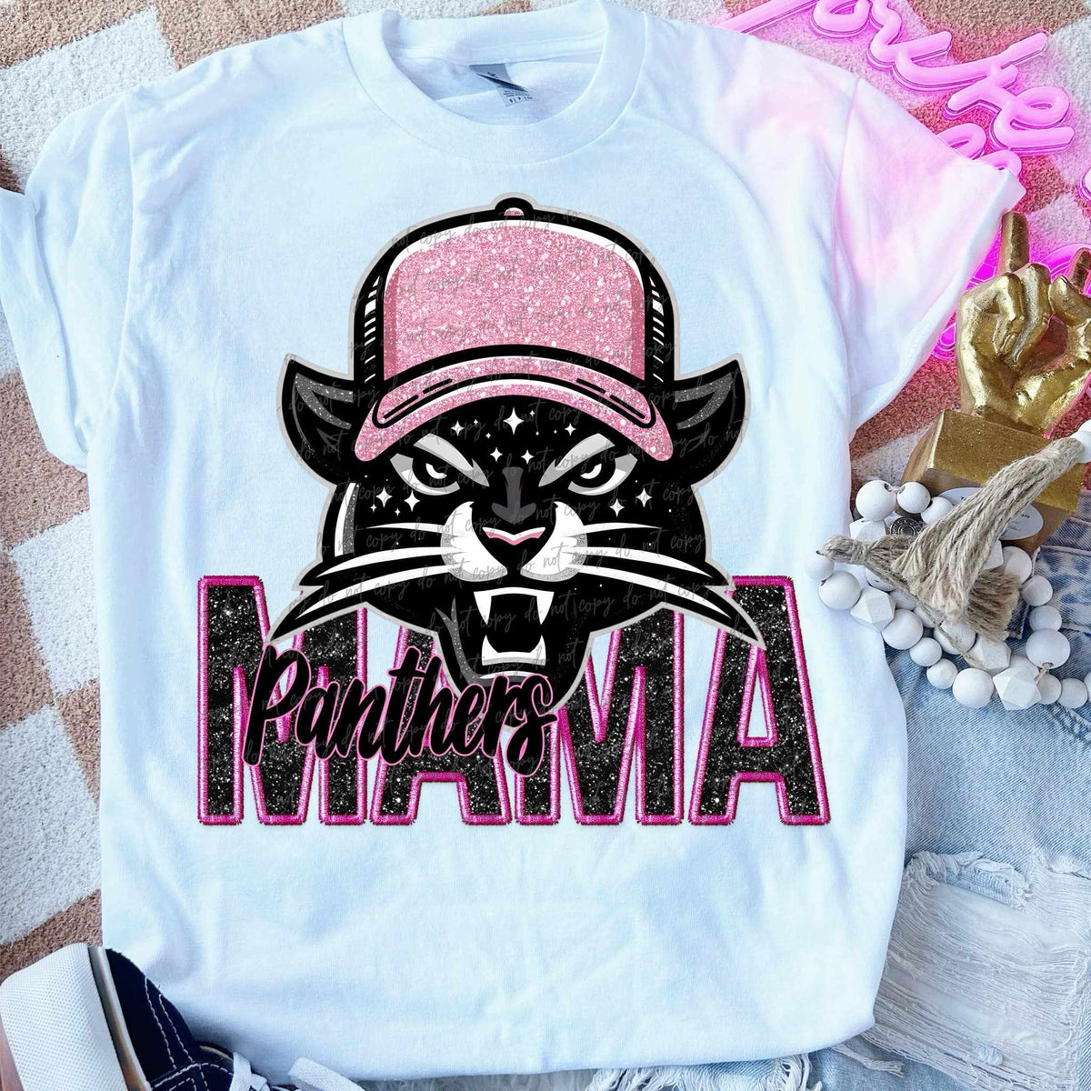 Panthers mama 53376 DTF transfers