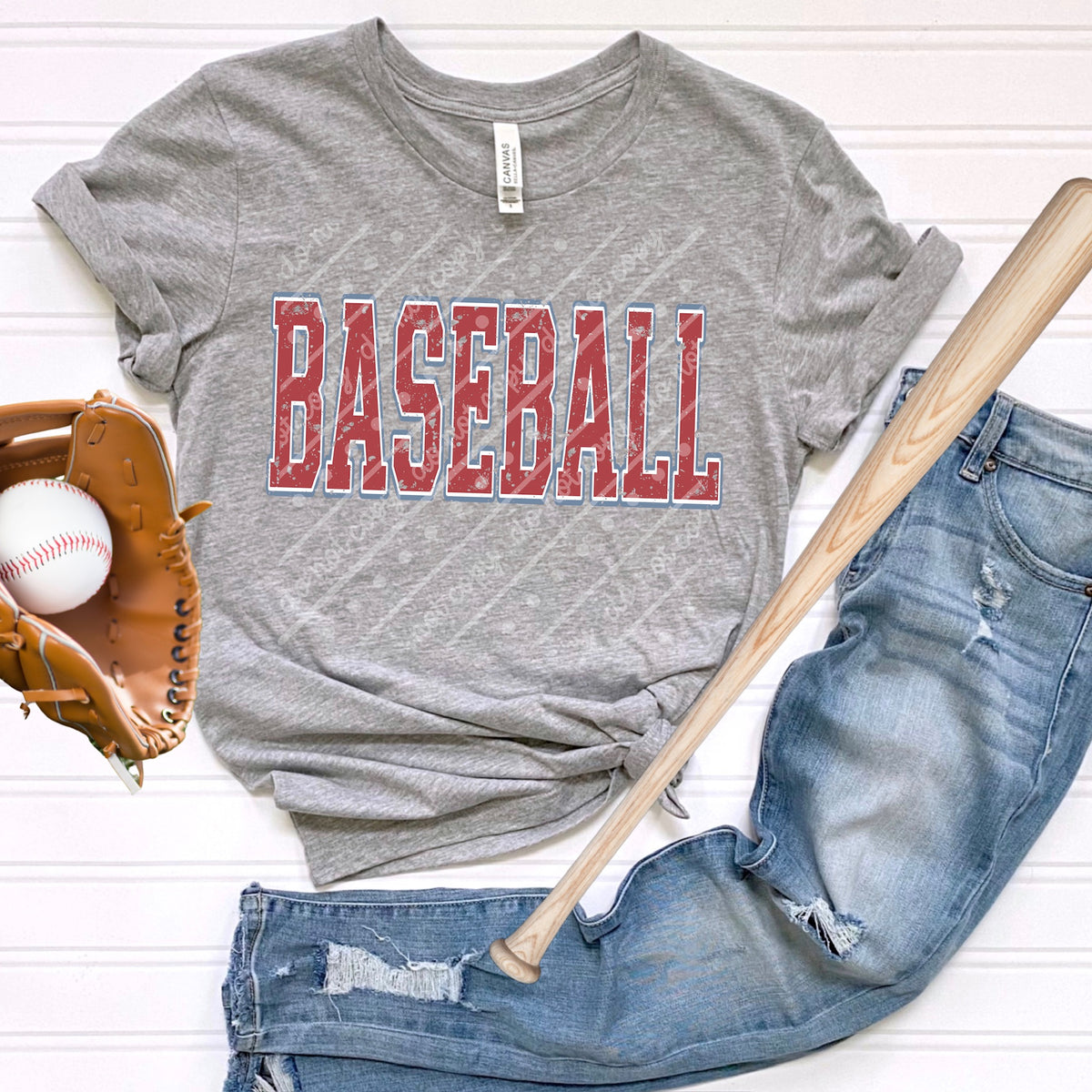 Baseball Varsity Font (MZ) DTF Transfer