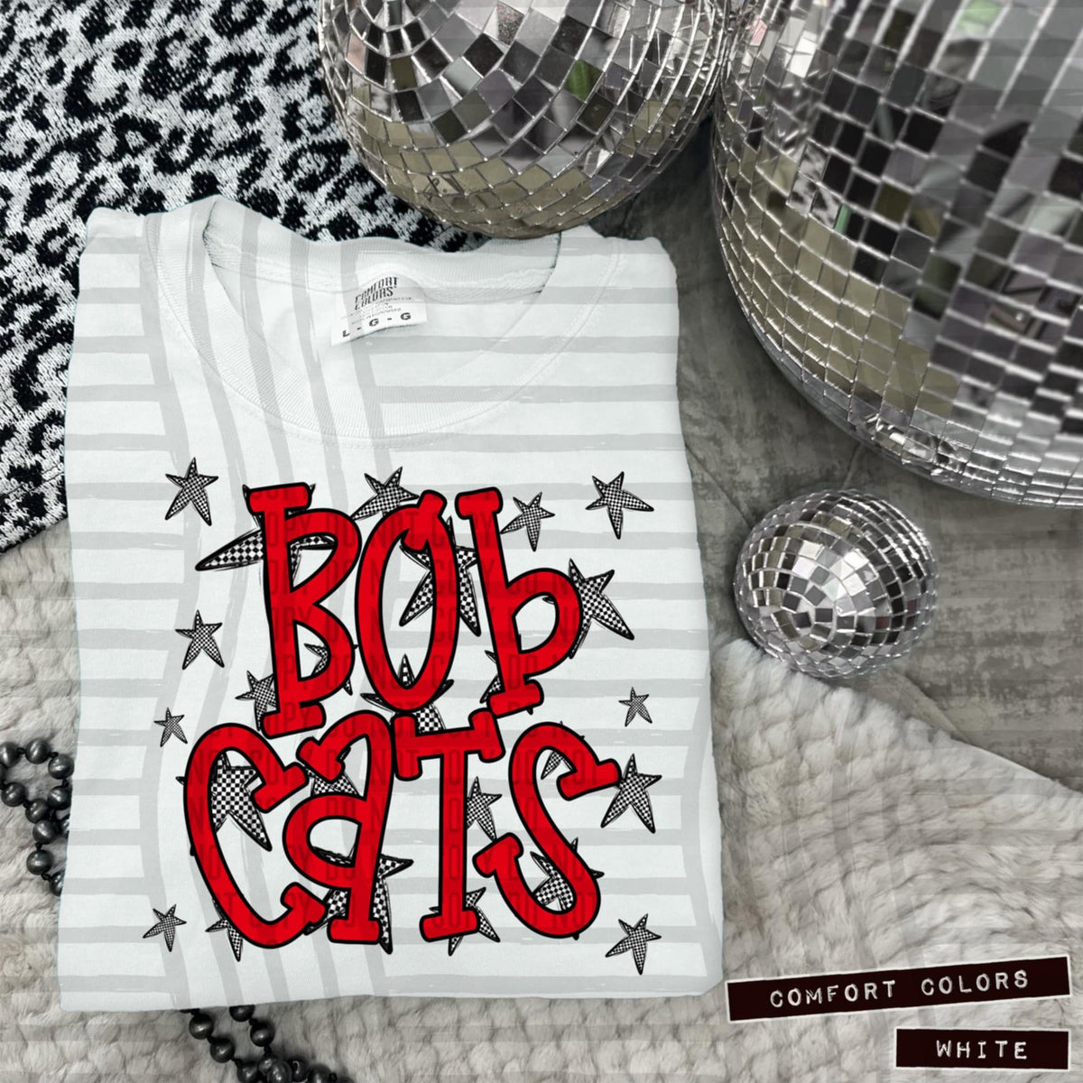 Red Staggered Mascots (Caplinger)