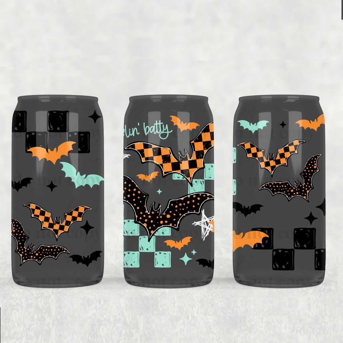 Feeling Batty bats (CSC) UV DTF Transfer