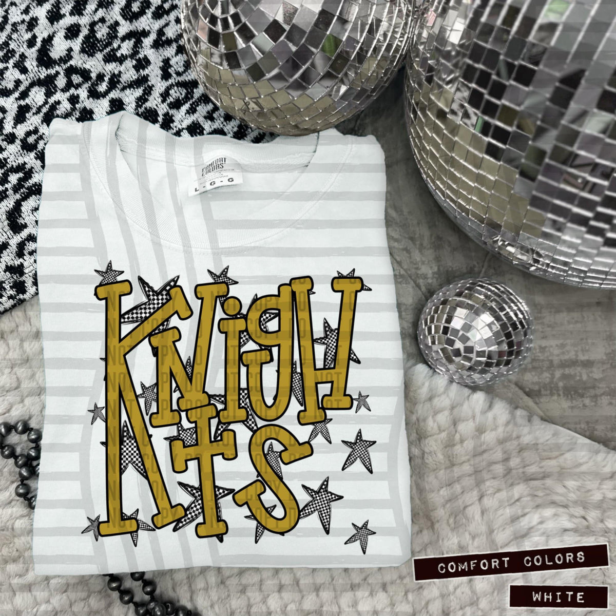 Gold Staggered Mascots (Caplinger)