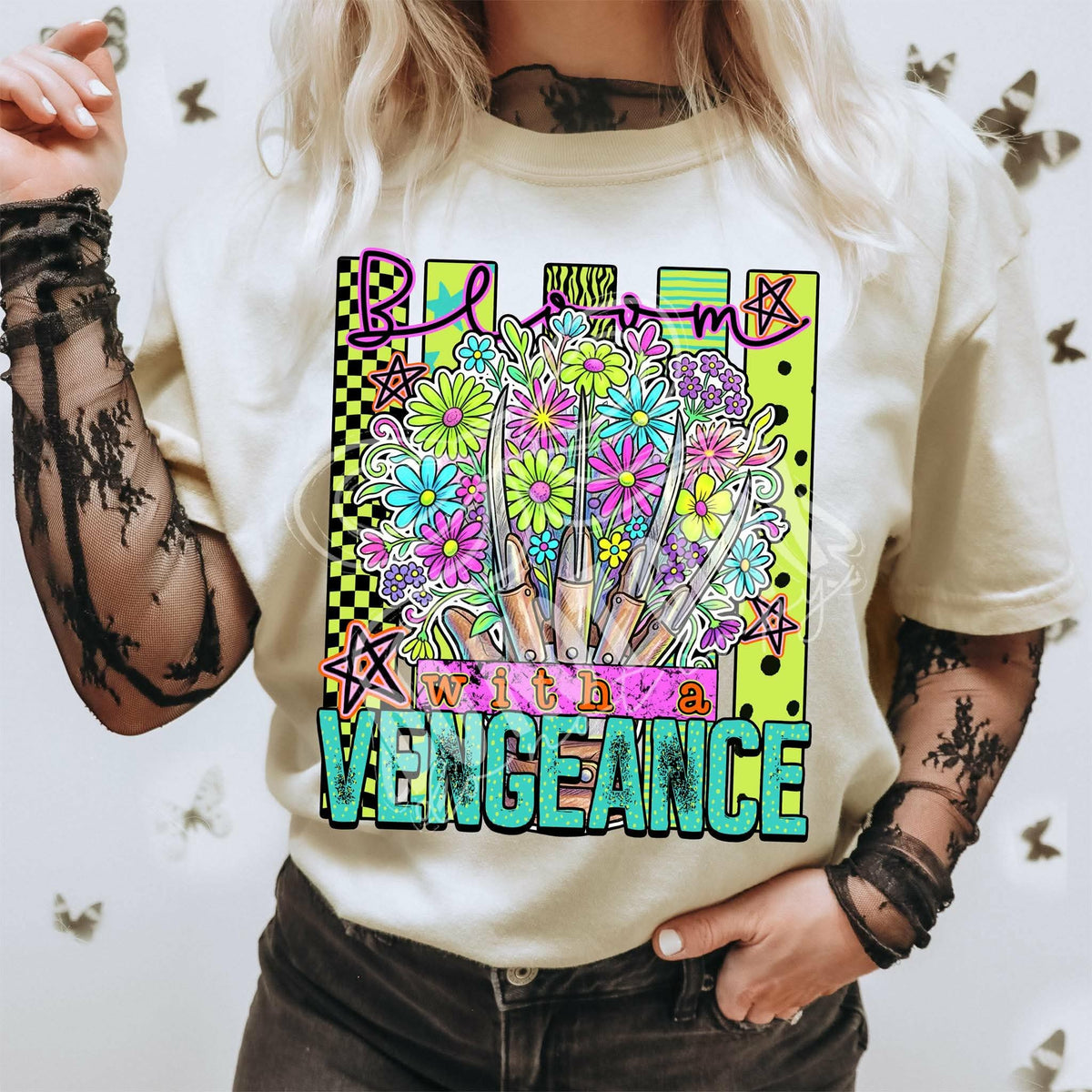Bloom with vengeance (C’s) DTF Transfer