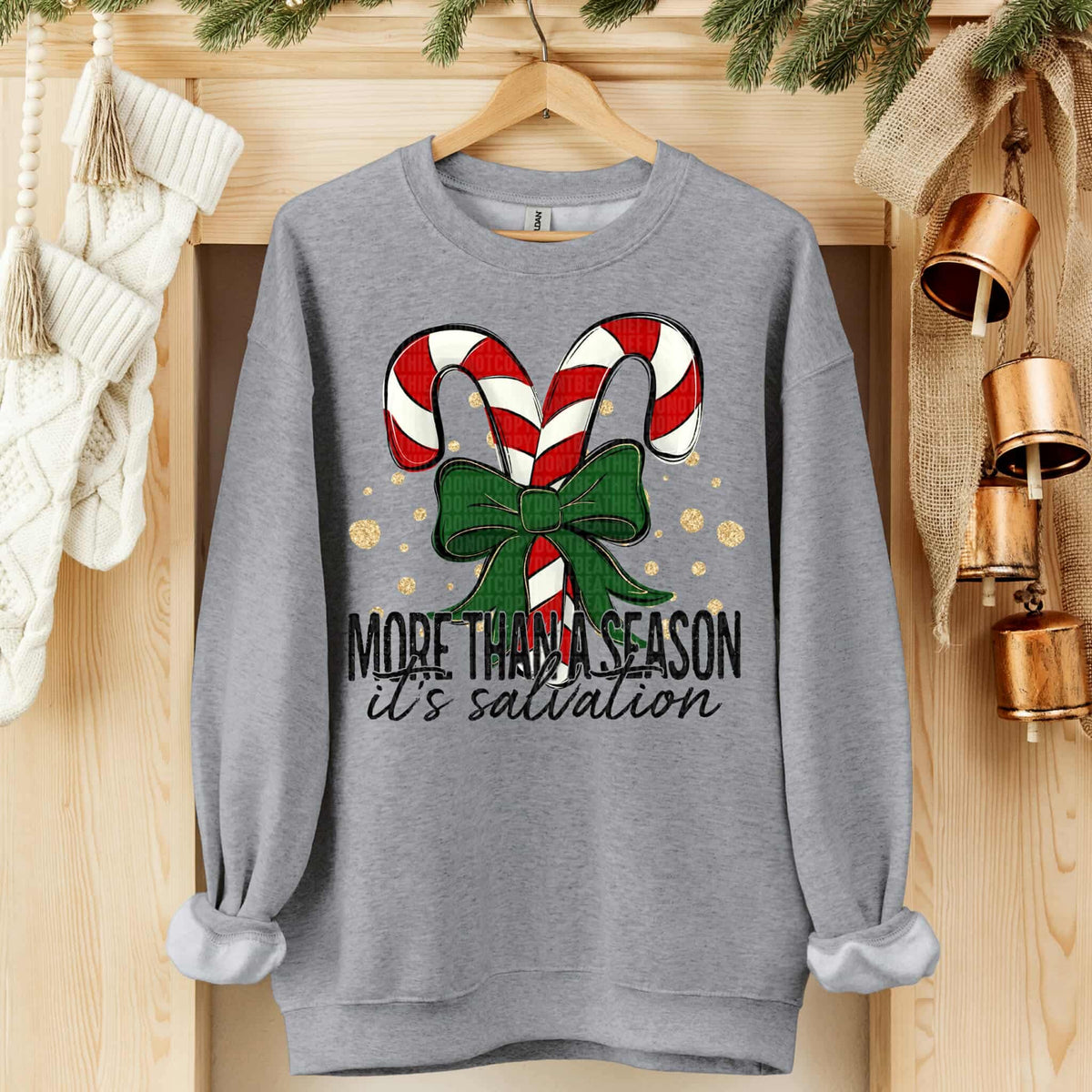 More than a season it’s salvation candy canes SDD DTF transfer