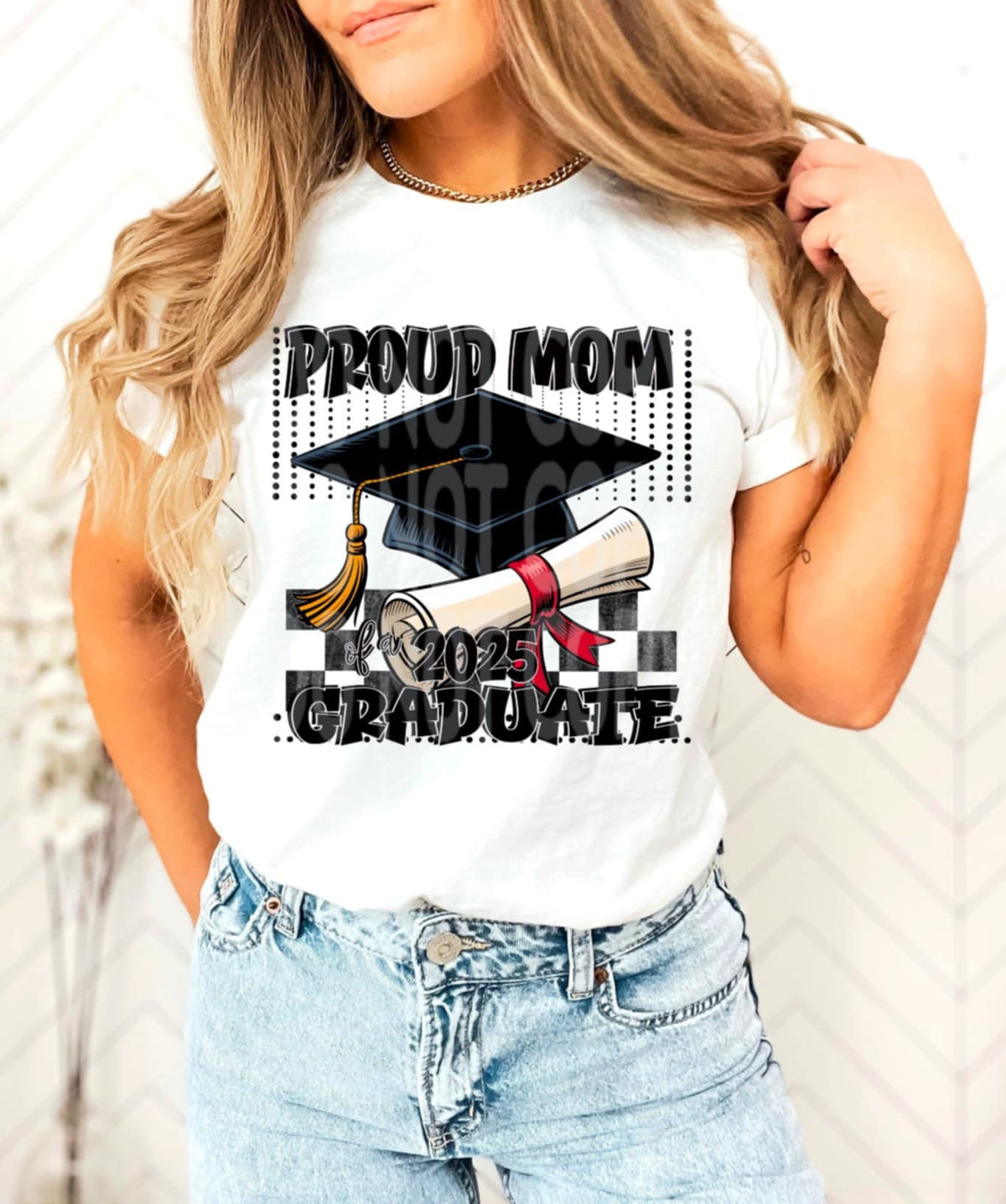 Proud mom 2025 graduate (DD) 99816 DTF transfer