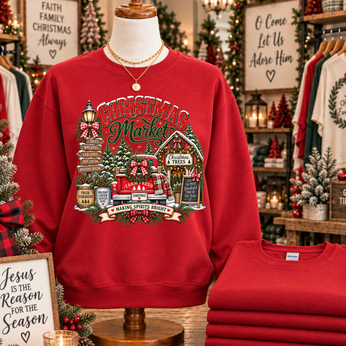 Christmas market (SDD) Sunday Special DTF transfer
