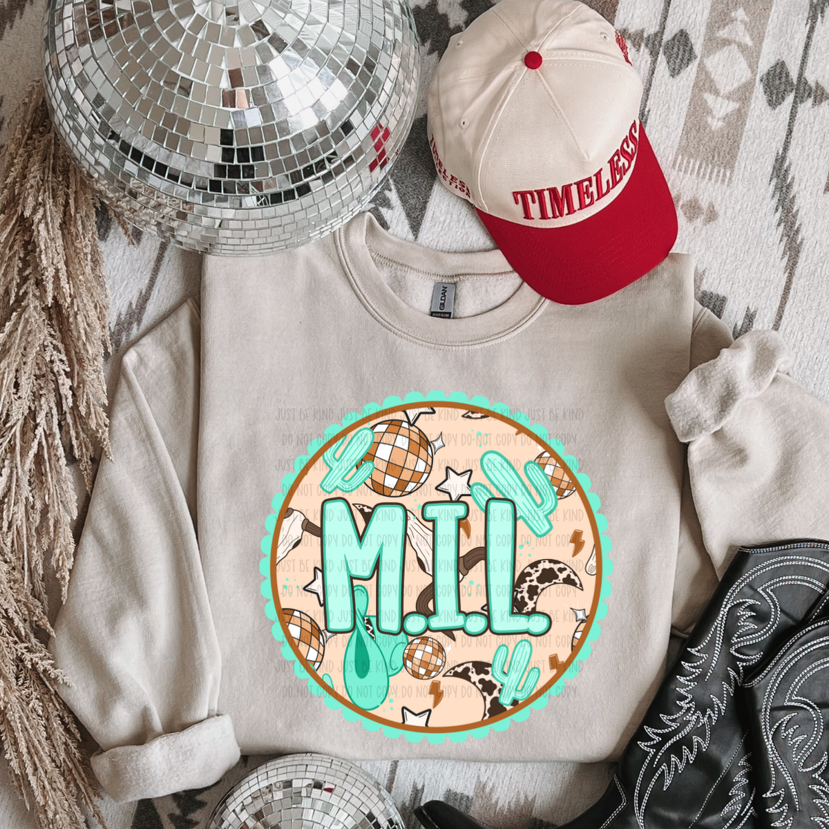 M.I.L *Teal (Kayndi) 72843 DTF transfer