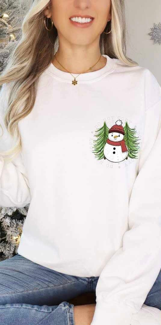 Hello winter snowman POCKET (C’s) 64766 DTF transfer