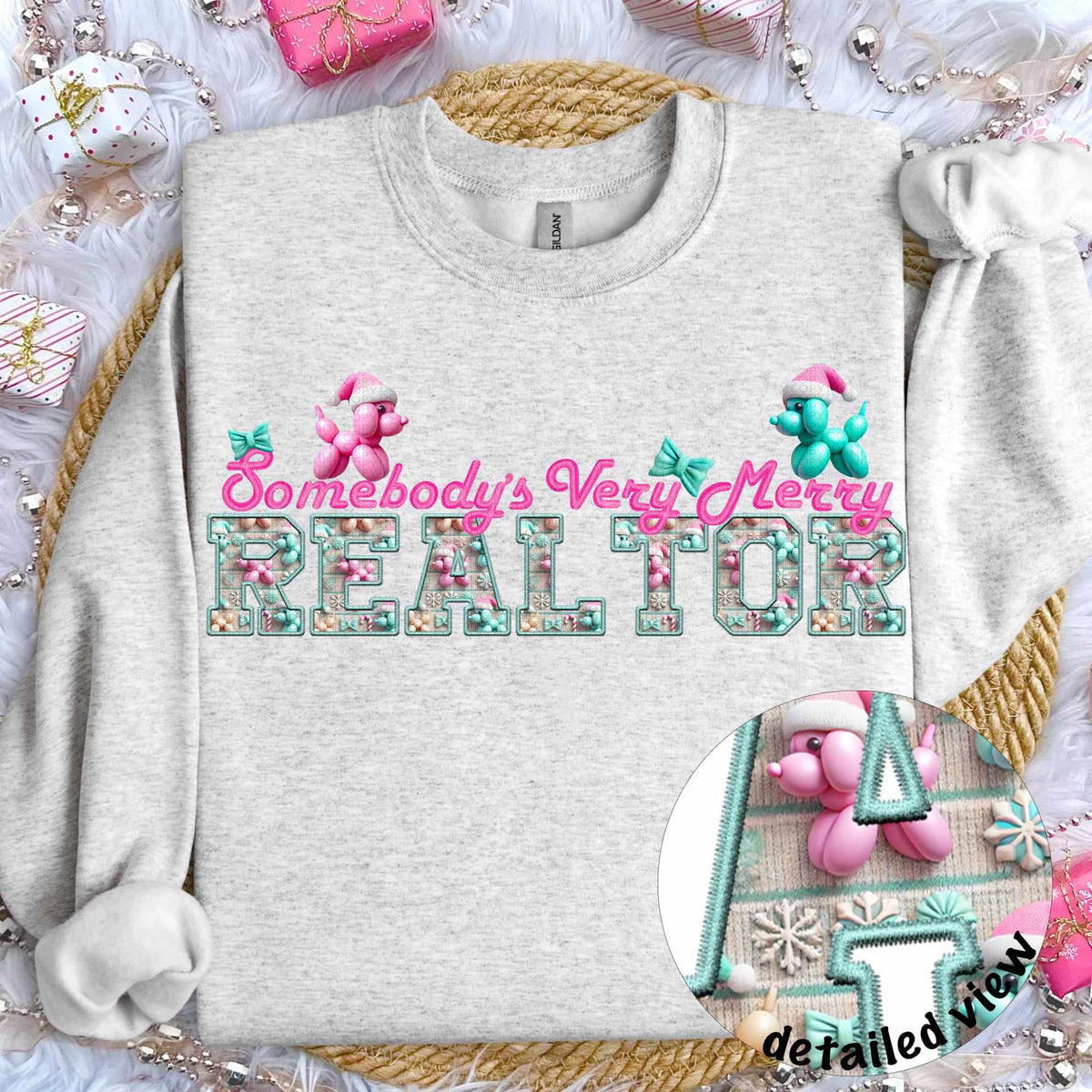 Somebody’s very merry realtor (HW) 64427 DTF transfer