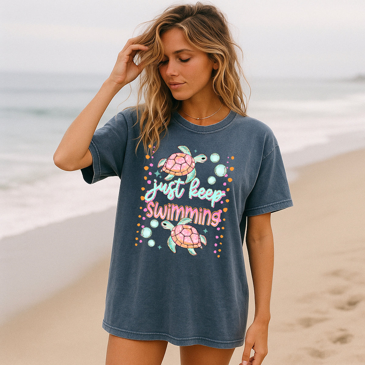 Keep swimming turtles (CSC) DTF Transfer