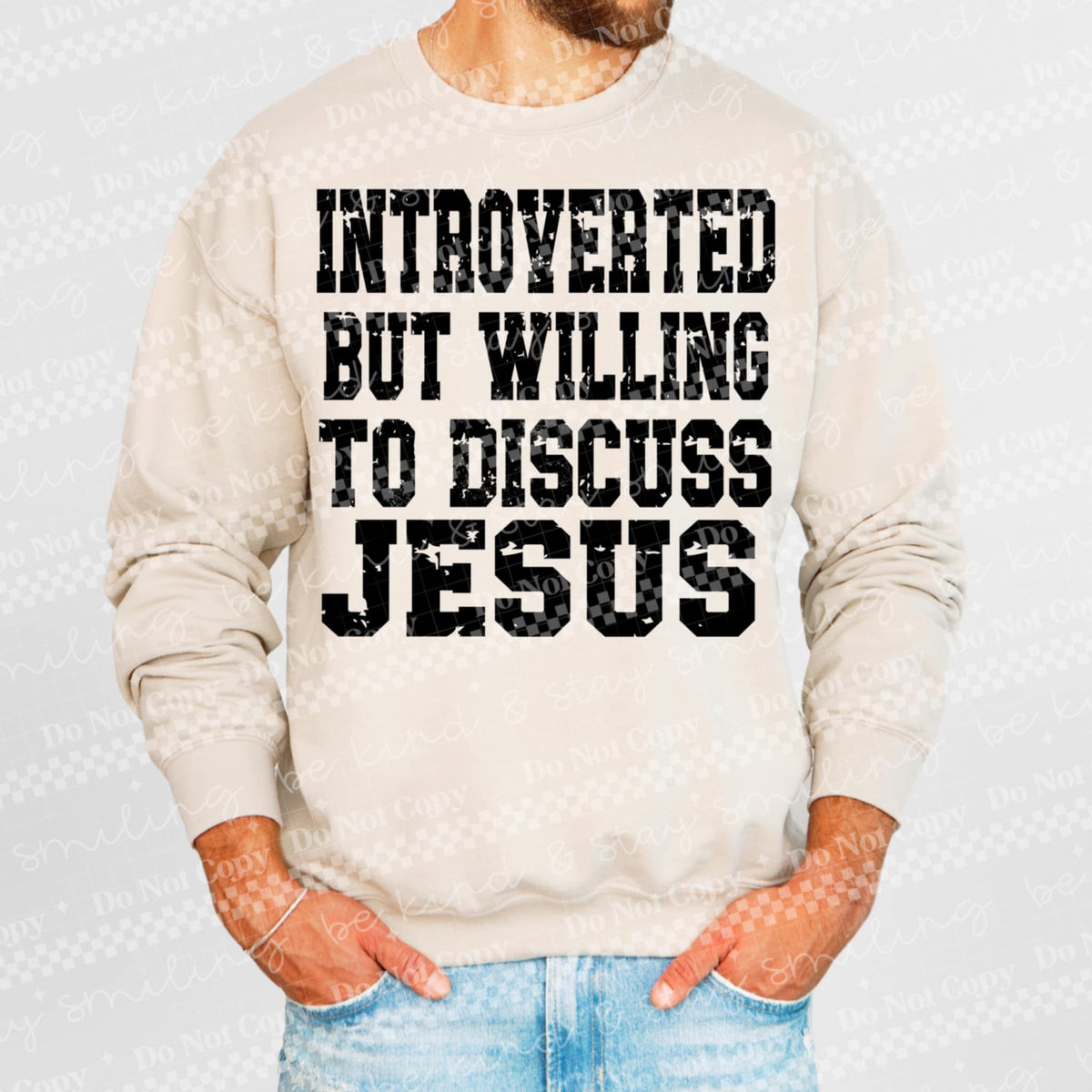 Introverted but willing to discuss Jesus (CMLD) 84849 DTF transfer