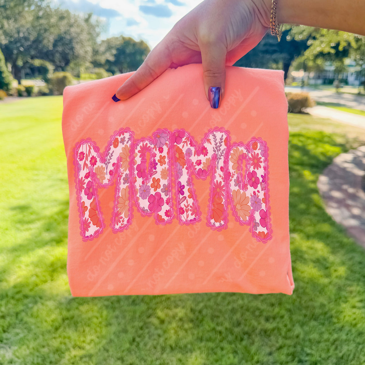 Mama pink lace (scarlow) DTF Transfer