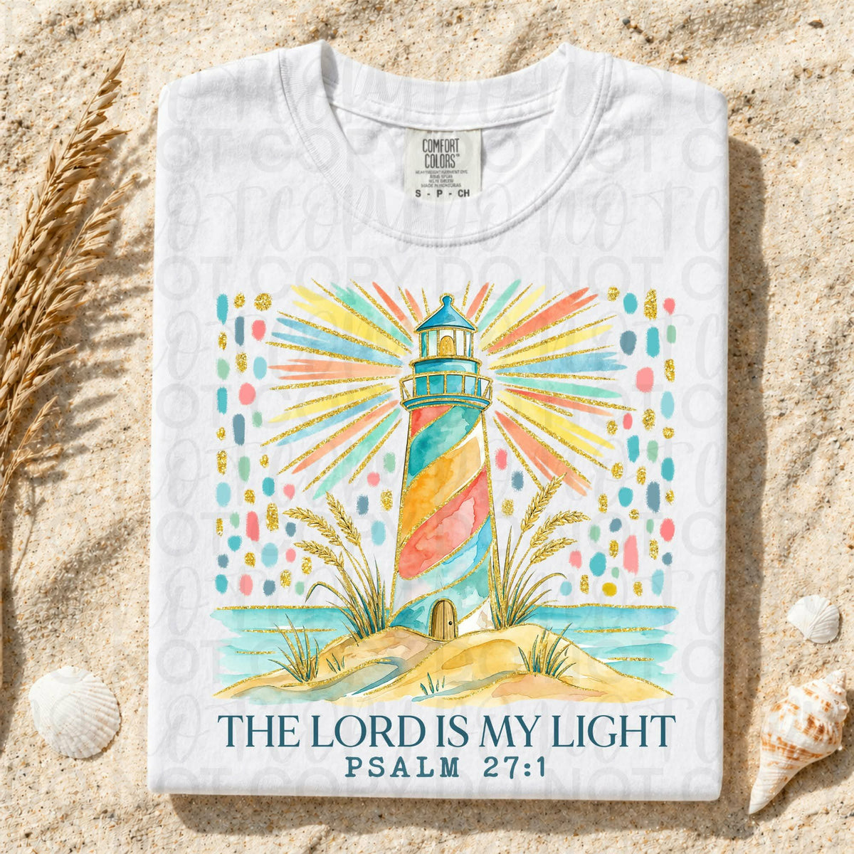 The lord is my light (UAC) DTF Transfer