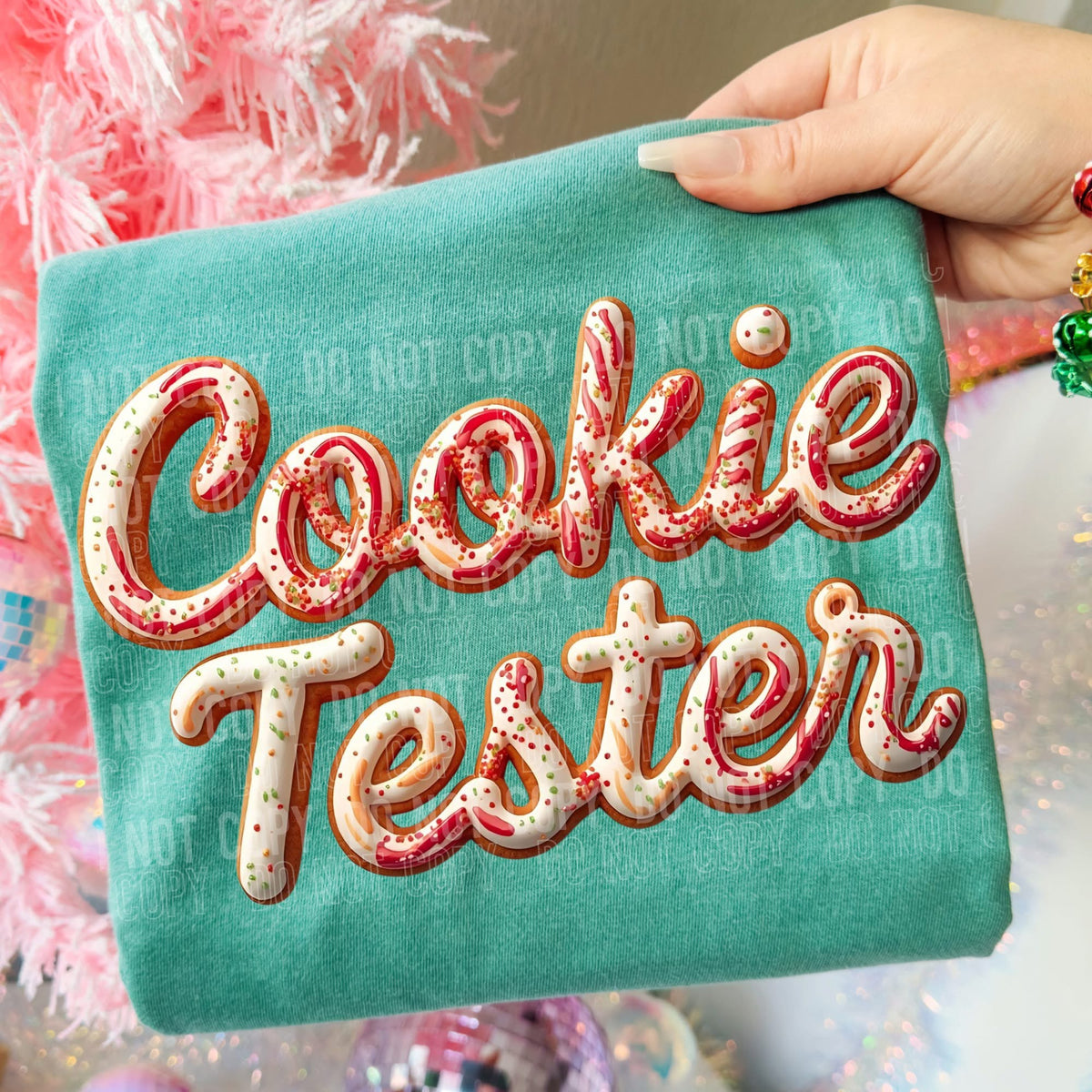 Cookie tester (faux icing) (SBB) DTF Transfer