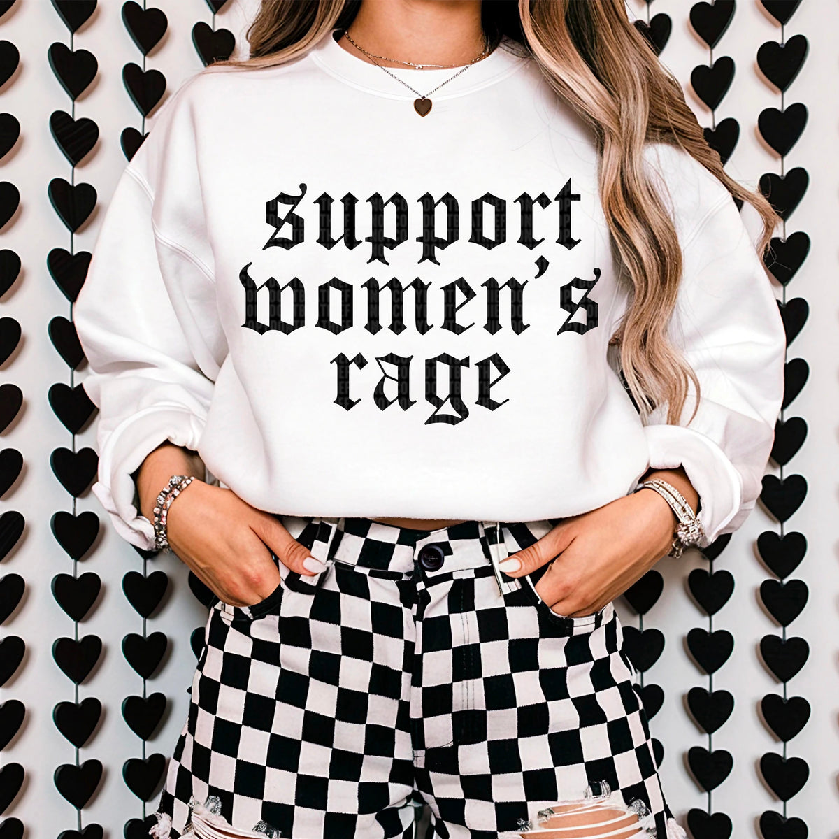 Support women’s rage 91776 DTF transfer