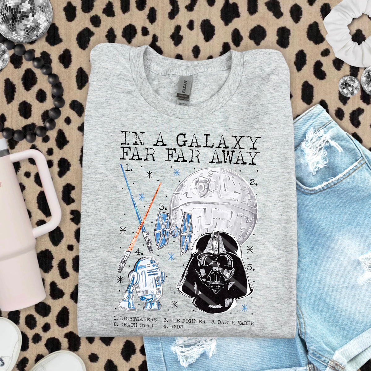 Galaxy far far away Collage 113999 DTF transfer