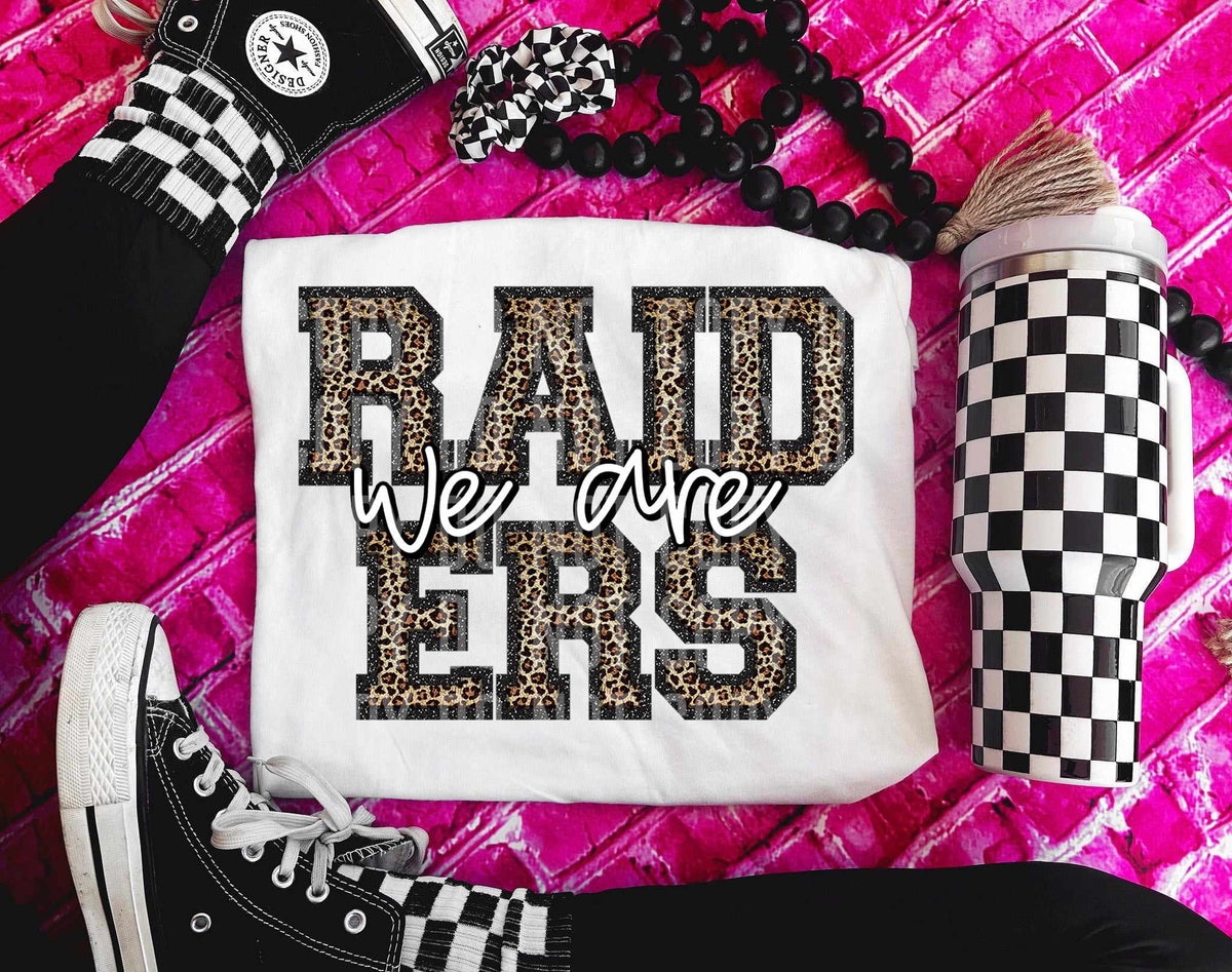We are raiders leopard filled (caplinger) 70991 DTF transfer