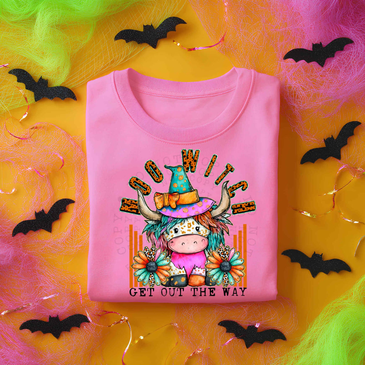 Moo Witch (c’s) DTF transfer