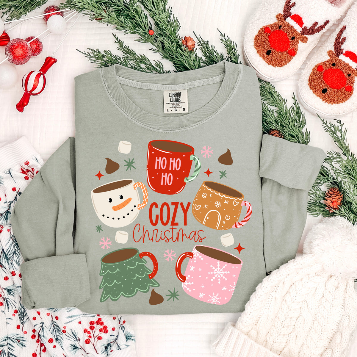 Cozy Christmas mugs (csc) DTF Transfer