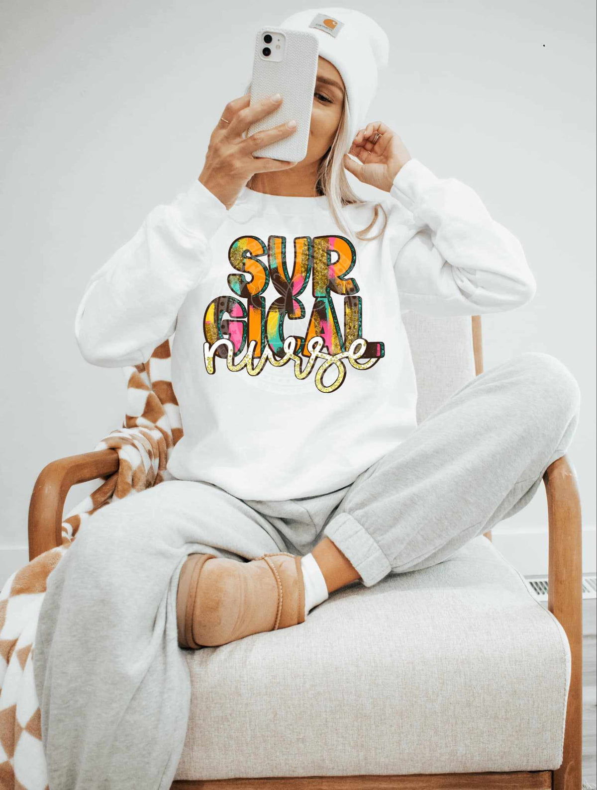 Surgical nurse brushstroke (C’s) 84069 DTF transfer