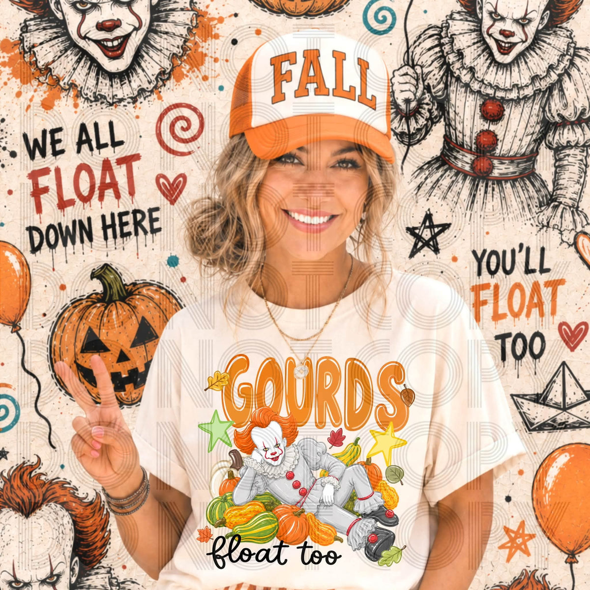 Gourds float too Sunday Special DTF transfer