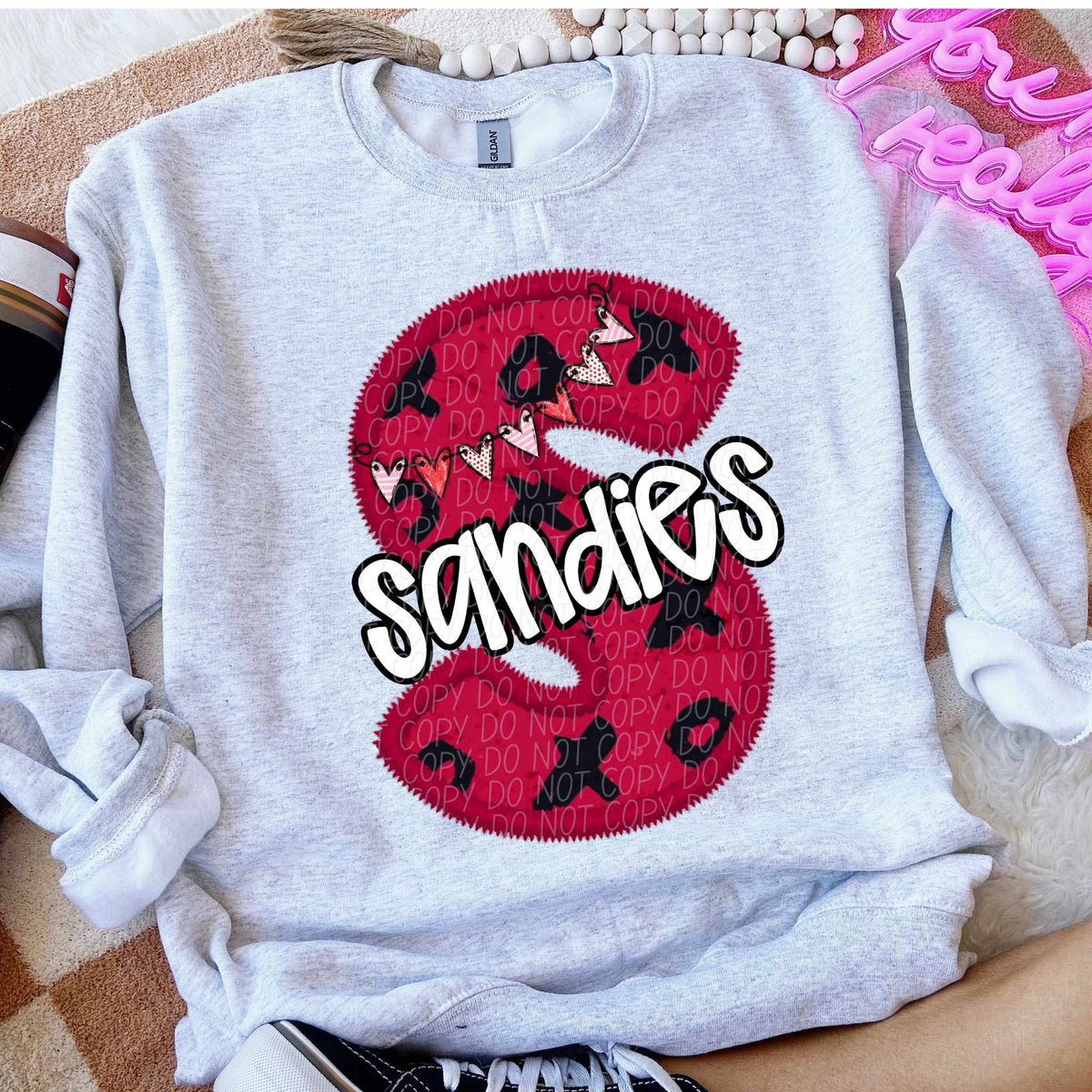 S sandies valentine (CITY) 77909 DTF transfer