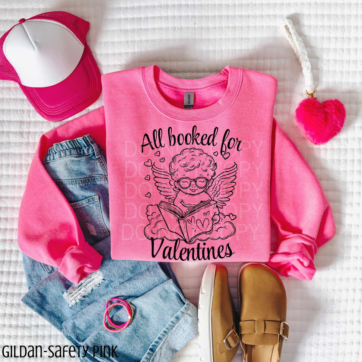 All booked for valentine (CSG) 80147 DTF transfer