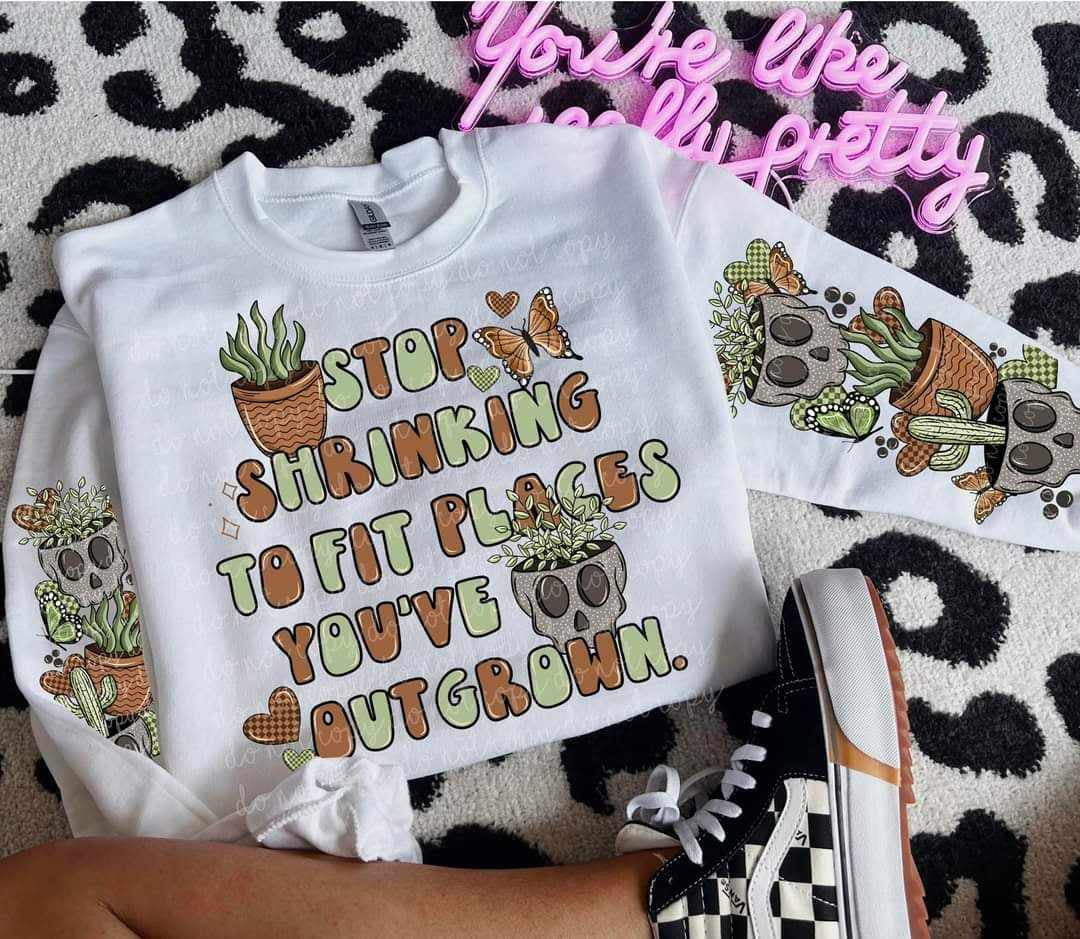 Stop shrinking SLEEVE ONLY (MMD) 60894 DTF transfer