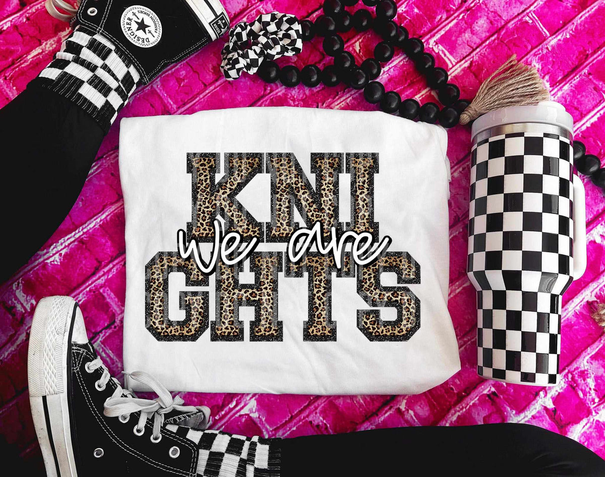 We are knights leopard filled (caplinger) 70981 DTF transfer