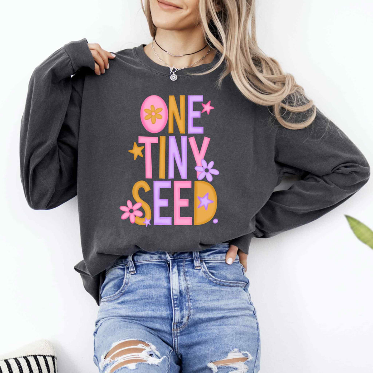 One tiny seed stacked exclusive 107372 DTF transfer