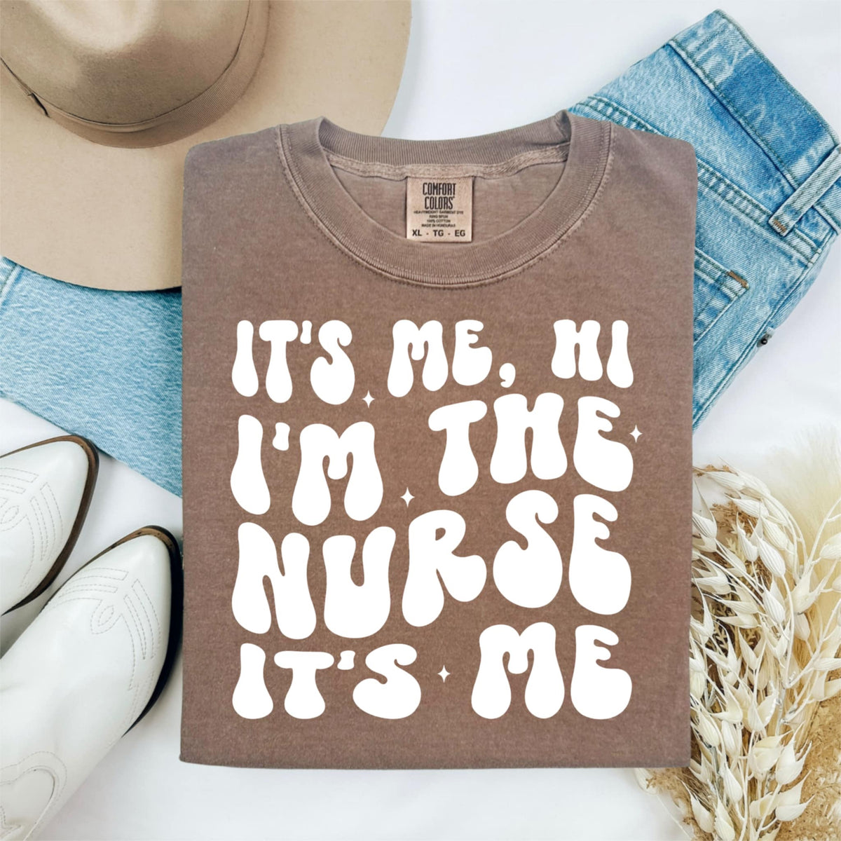 It’s me, hi I’m the nurse it’s me WHITE (CMD) 92183 DTF transfer