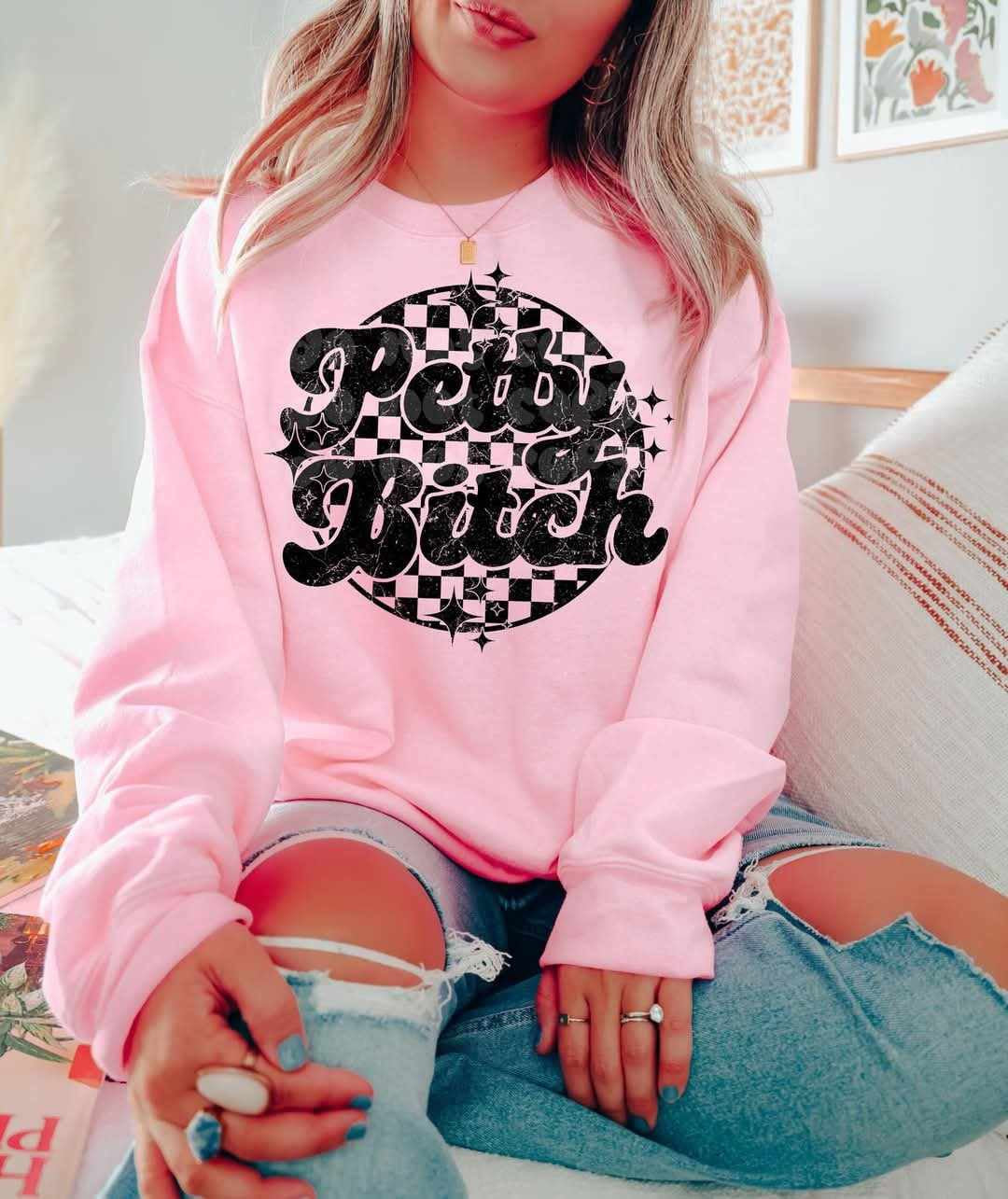 Petty bitch circle (LYTTLE) 75482 DTF transfer