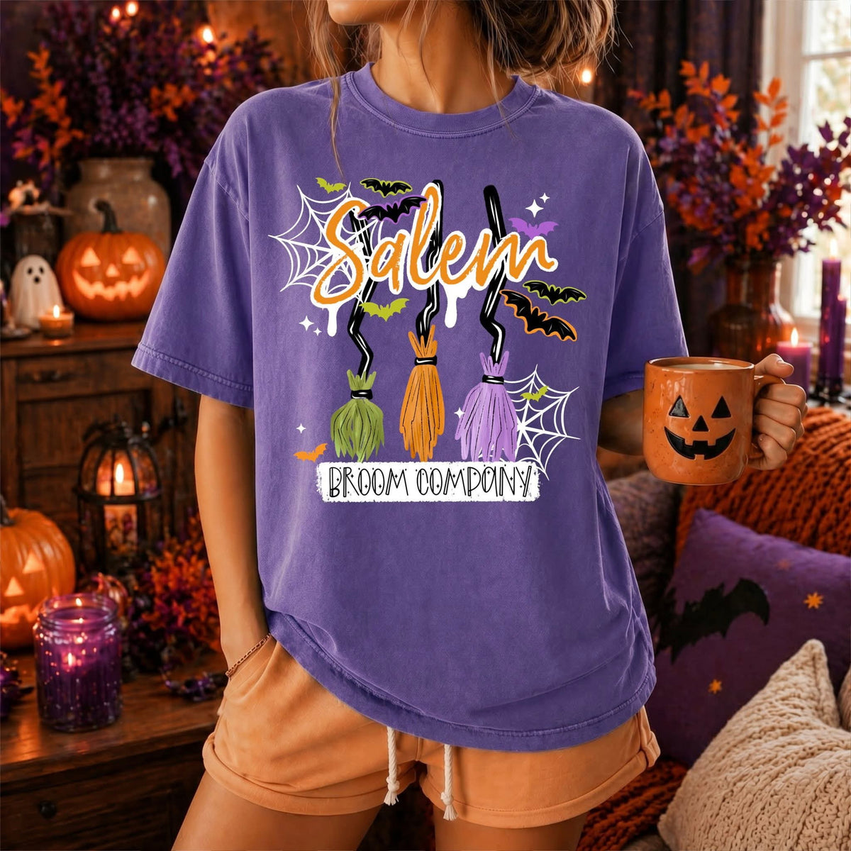Salem broom company white Sunday Special DTF transfer