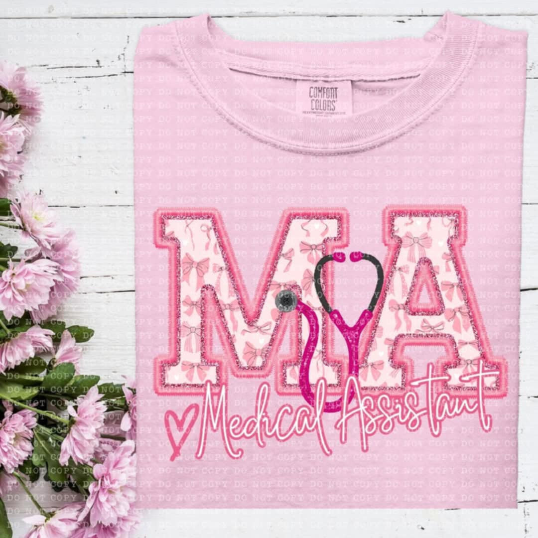 MA medical assistant coquette (ECHT) 93863 DTF transfer