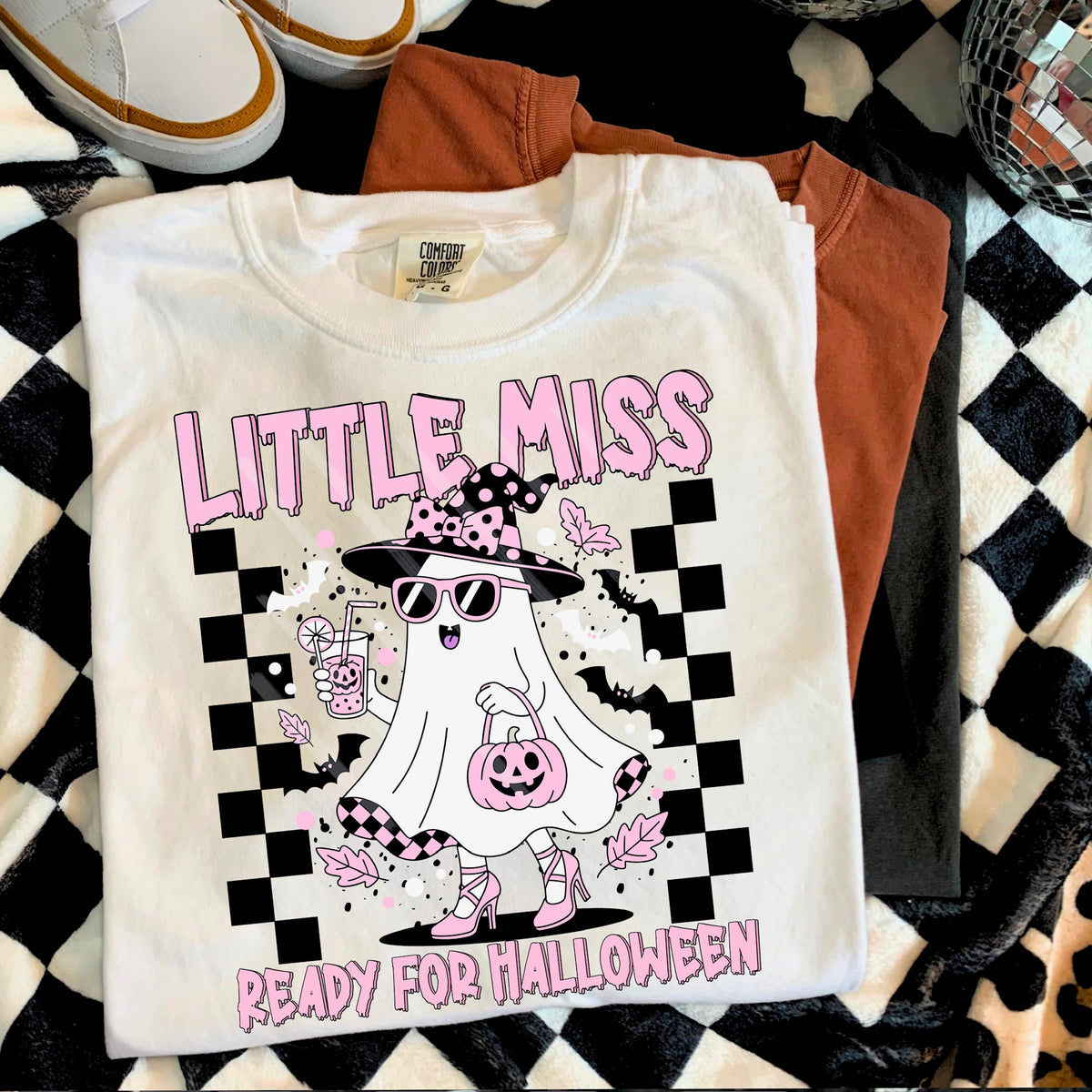 Little Miss ready for Halloween 113846 DTF transfer