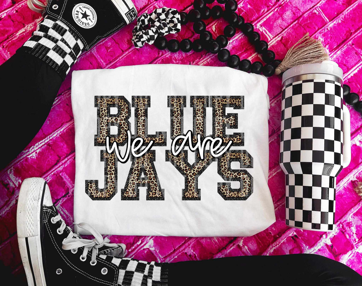 We are blue jays leopard filled (caplinger) 70941 DTF transfer