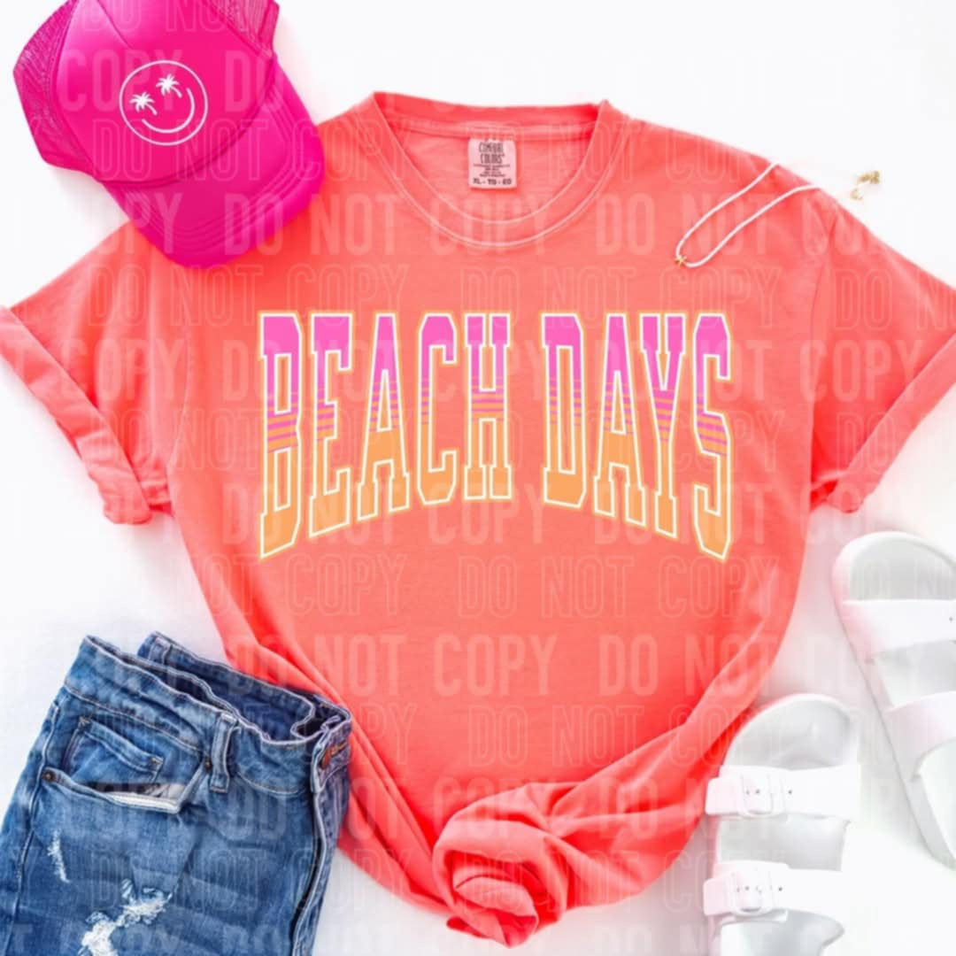 Beach days ombre (SBB) 98158 DTF transfer