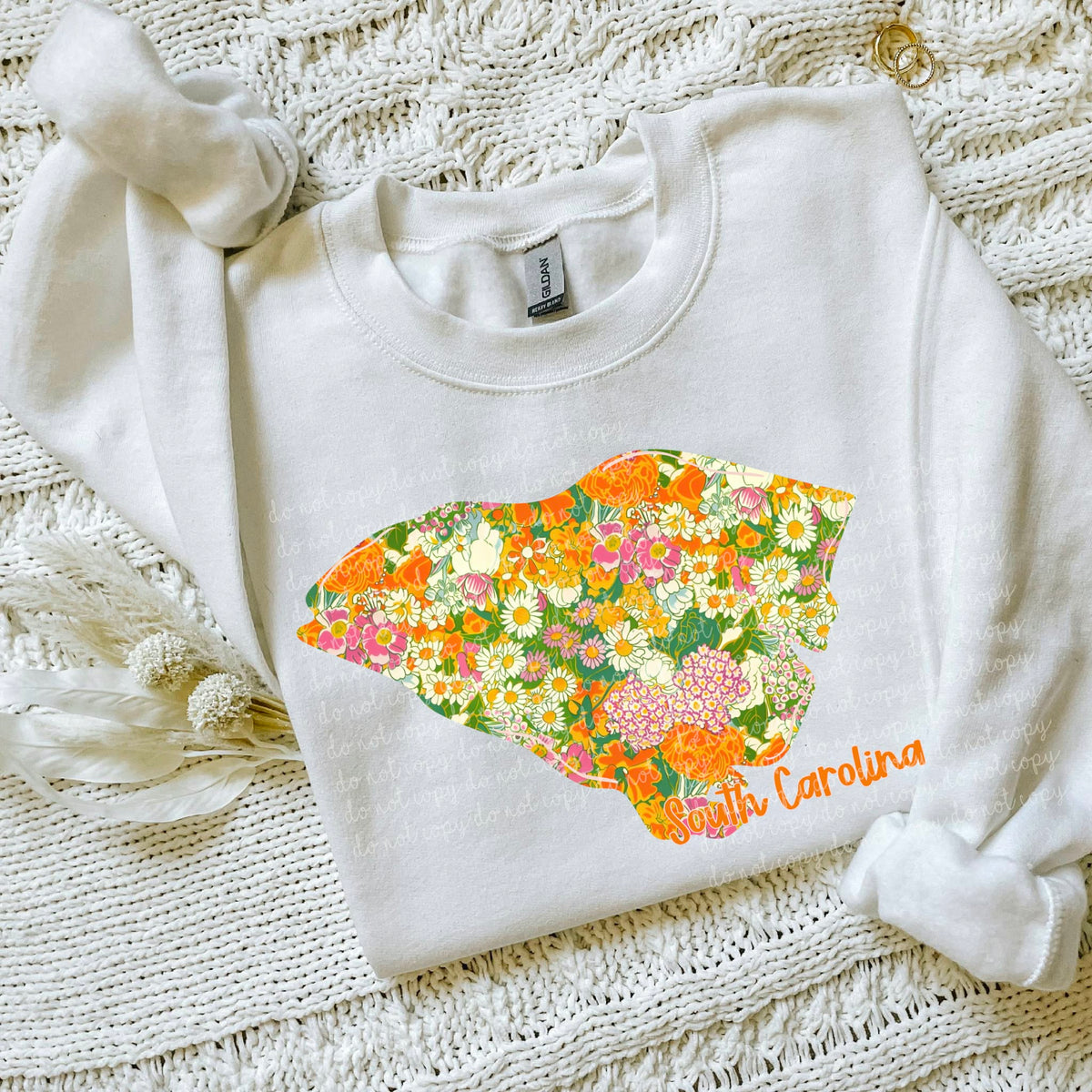 South Carolina florals (MMD) DTF Transfer