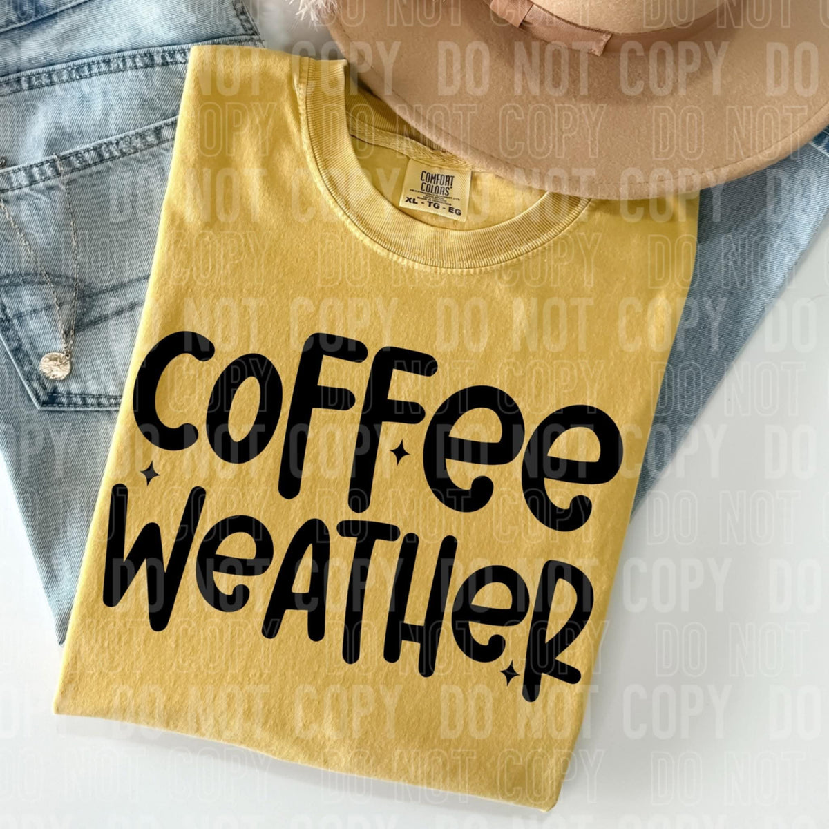 Coffee weather black (SBB) 109851 DTF transfer